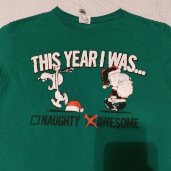 Peanuts This Year Short Sleeve Graphic Tee- size S - Picture 3 of 4